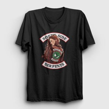 Presmono Cheryl Blossom Riverdale Siyah Unisex T-Shirt