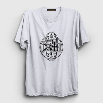 Presmono Circle Death Siyah Unisex T-Shirt