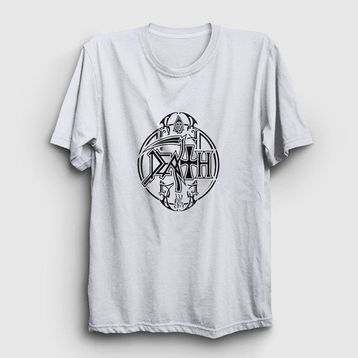 Presmono Circle Death Siyah Unisex T-Shirt