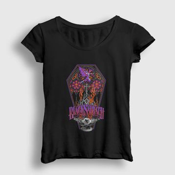 Presmono Coffin Black Sabbath Kadın T-shirt