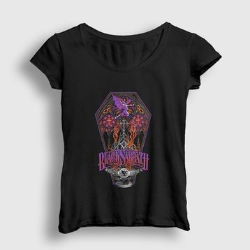 Presmono Coffin Black Sabbath Kadın T-shirt