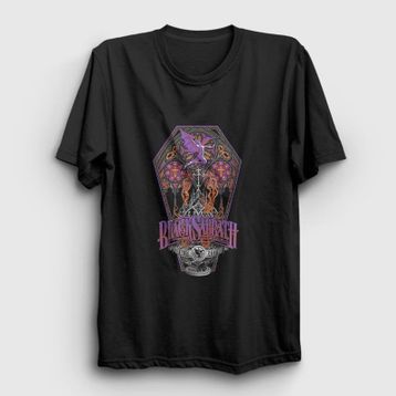 Presmono Coffin Black Sabbath Kadın T-shirt