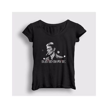 Presmono Cool David Bowie Kadın T-Shirt