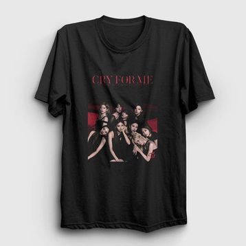 Presmono Cry For Me K-Pop Twice Kadın T-shirt