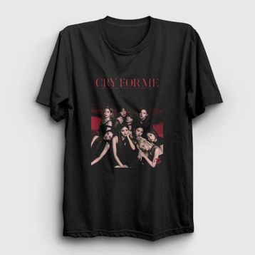 Presmono Cry For Me K-Pop Twice Kadın T-shirt