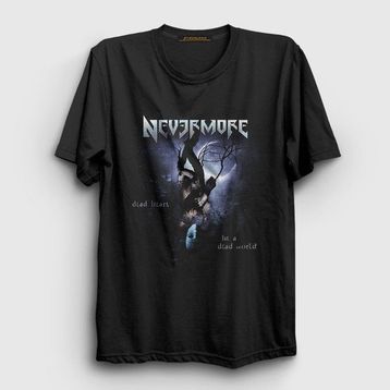 Presmono Dead Nevermore Siyah Unisex T-Shirt