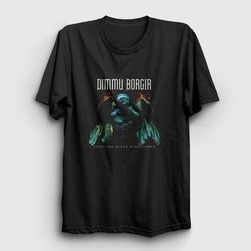 Presmono Dimensions Dimmu Borgir Siyah Unisex T-Shirt