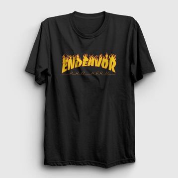 Presmono Endeavor Anime Boku No Hero Academia Kadın T-shirt