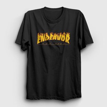 Presmono Endeavor Anime Boku No Hero Academia Kadın T-shirt