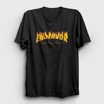 Presmono Endeavor Anime Boku No Hero Academia Kadın T-shirt