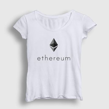 Presmono Ethereum Bitcoin Kadın T-shirt