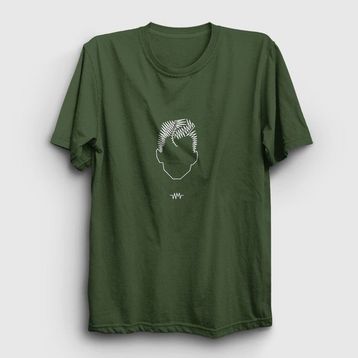 Presmono Face Arctic Monkeys Haki Unisex T-Shirt