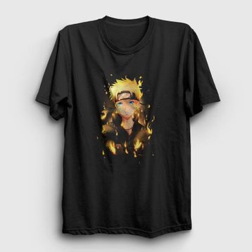 Presmono Fire Anime Naruto Kadın T-shirt