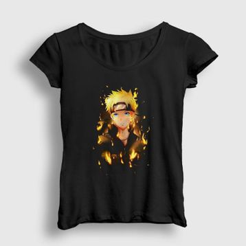 Presmono Fire Anime Naruto Kadın T-shirt