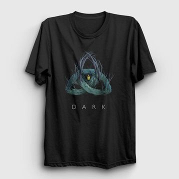 Presmono Forest Dark Siyah Unisex T-Shirt
