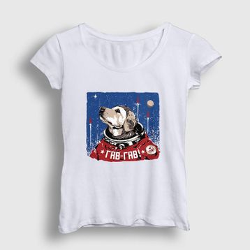 Presmono Gav Gav Astronaut Space Astronot Uzay Kadın T-shirt