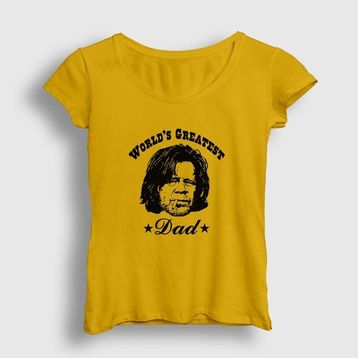 Presmono Greatest Dad Shameless Kadın T-shirt