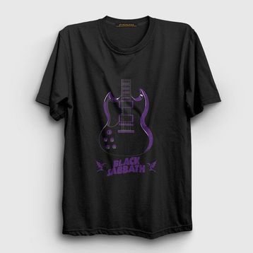 Presmono Guitar Black Sabbath Kadın T-shirt