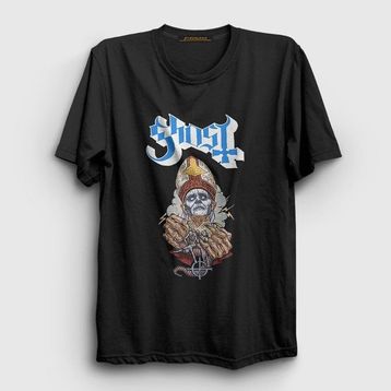 Presmono Hands Ghost Siyah Unisex T-Shirt