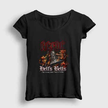 Presmono Hells Bells Demons Ac/Dc Kadın T-shirt