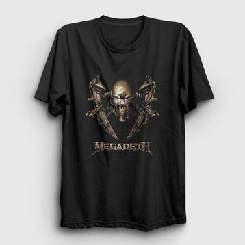 Presmono Iron Megadeth Siyah Unisex T-Shirt