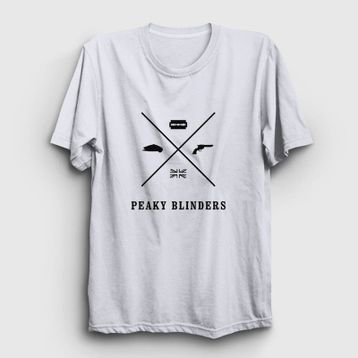 Presmono Items Peaky Blinders Beyaz T-shirt