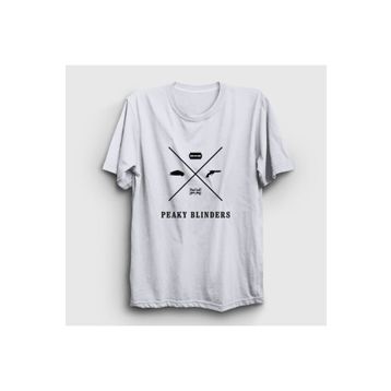 Presmono Items Peaky Blinders Beyaz Unisex T-shirt