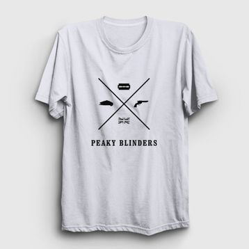 Presmono Items Peaky Blinders Beyaz Unisex T-shirt