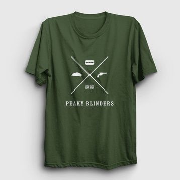 Presmono Items Peaky Blinders Haki Unisex T-shirt