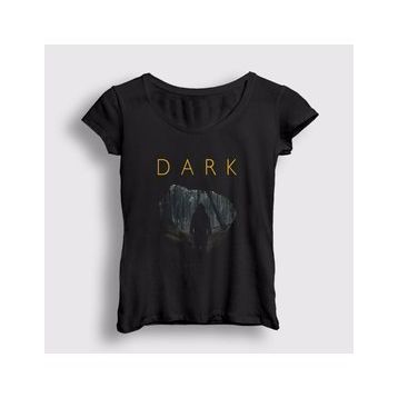 Presmono Kadın Cave V2 Dark T-shirt