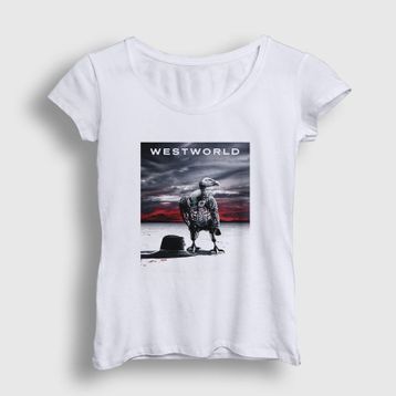 Presmono Kadın Cover Westworld T-shirt