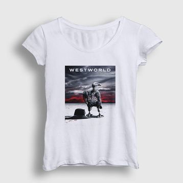 Presmono Kadın Cover Westworld T-shirt