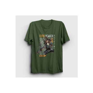 Presmono Kadın Eren Fan Anime Attack On Titan T-shirt