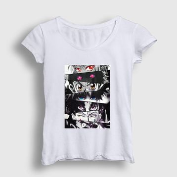 Presmono Kadın Eyes Anime Hunter X Hunter T-shirt