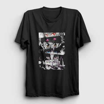 Presmono Kadın Eyes Anime Hunter X Hunter T-shirt