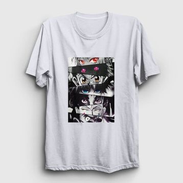 Presmono Kadın Eyes Anime Hunter X Hunter T-shirt