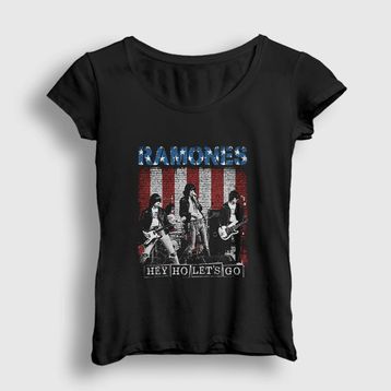 Presmono Kadın Go Ramones Tshirt