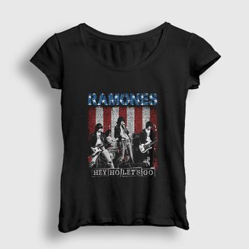 Presmono Kadın Go Ramones Tshirt