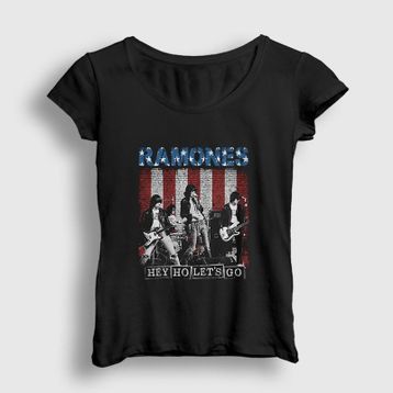 Presmono Kadın Go Ramones Tshirt