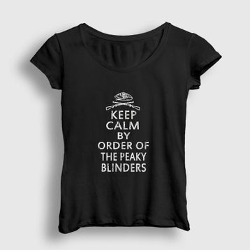 Presmono Kadın Keep Calm Peaky Blinders T-shirt