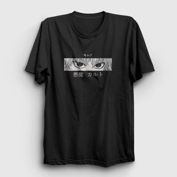 Presmono Kadın Killua Eyes Anime Hunter X Hunter T-shirt