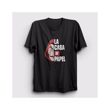 Presmono Kadın La Casa De Papel T-shirt
