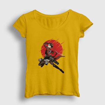 Presmono Kadın Levi Anime Attack On Titan T-shirt