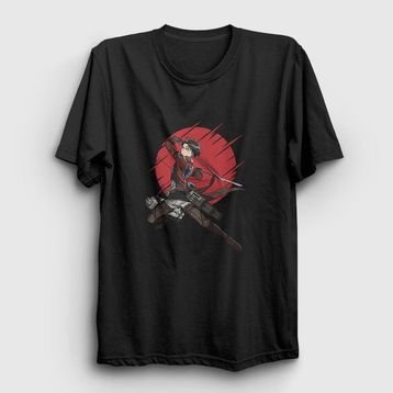Presmono Kadın Levi Anime Attack On Titan T-shirt