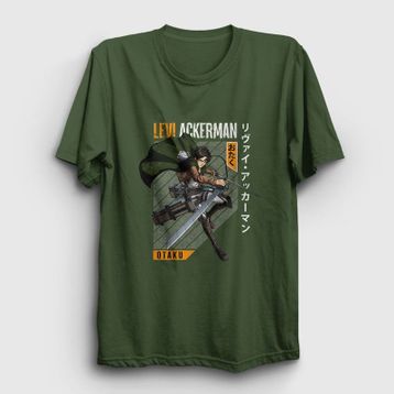 Presmono Kadın Levi Fan Anime Attack On Titan T-shirt