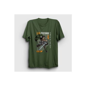Presmono Kadın Levi Fan Anime Attack On Titan T-shirt