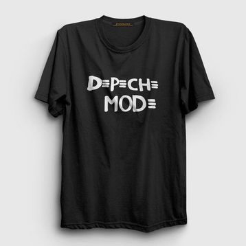 Presmono Kadın Logo Depeche Mode T-shirt