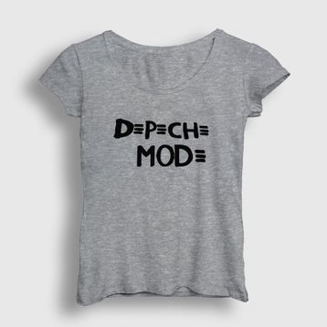 Presmono Kadın Logo Depeche Mode T-shirt