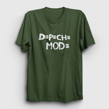 Presmono Kadın Logo Depeche Mode T-shirt