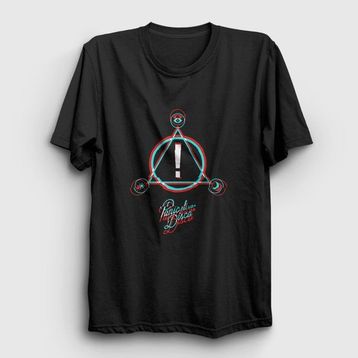 Presmono Kadın Logo Panic! At The Disco T-shirt